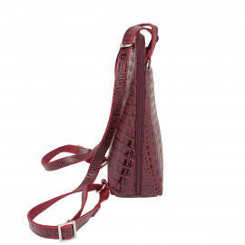 Eden Burgundy Caiman