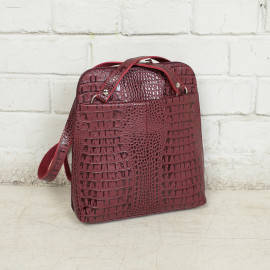 Eden Burgundy Caiman