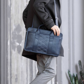 Marion Dark Blue Rhombus